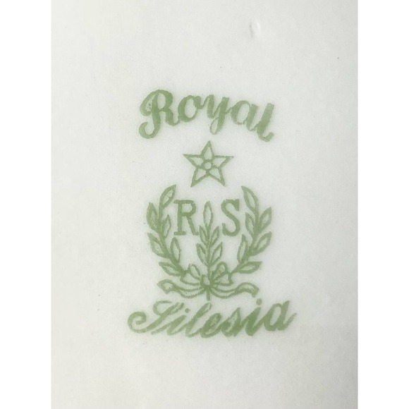 Set of 2 RS Prussia & Germany Trinket Round 4.5” & Oblong 10.5” Bowls VTG Floral - Picture 6 of 10